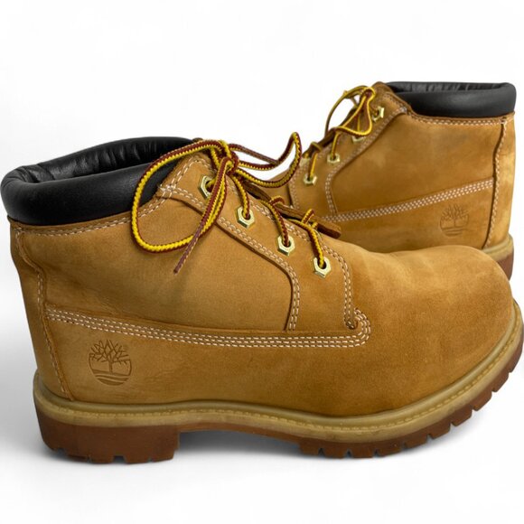 Timberland Nellie Chukka Boots Women’s Size 10 M Brown Nubuck Leather Wheat - Picture 1 of 14